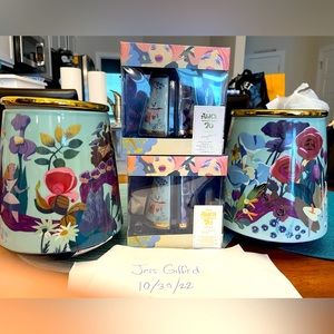 Mary Blair 70th anniversary edition Cookie Jars and Salt and Pepper Shakers NWT